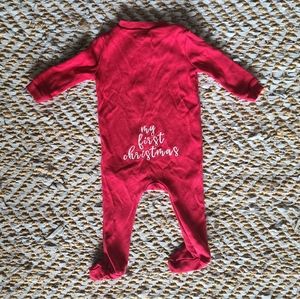 🎄 Pottery Barn Kids My 1st Christmas Onesie